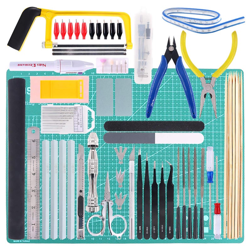 Keadic 87Pcs Gundam Model Tool Kit Hobby Building Tools Kit Tools Gunpla Tool Kits Modeler Basic Tools Craft Set Professional Gundam Model Tools Kit for Hobby Building - Image 1